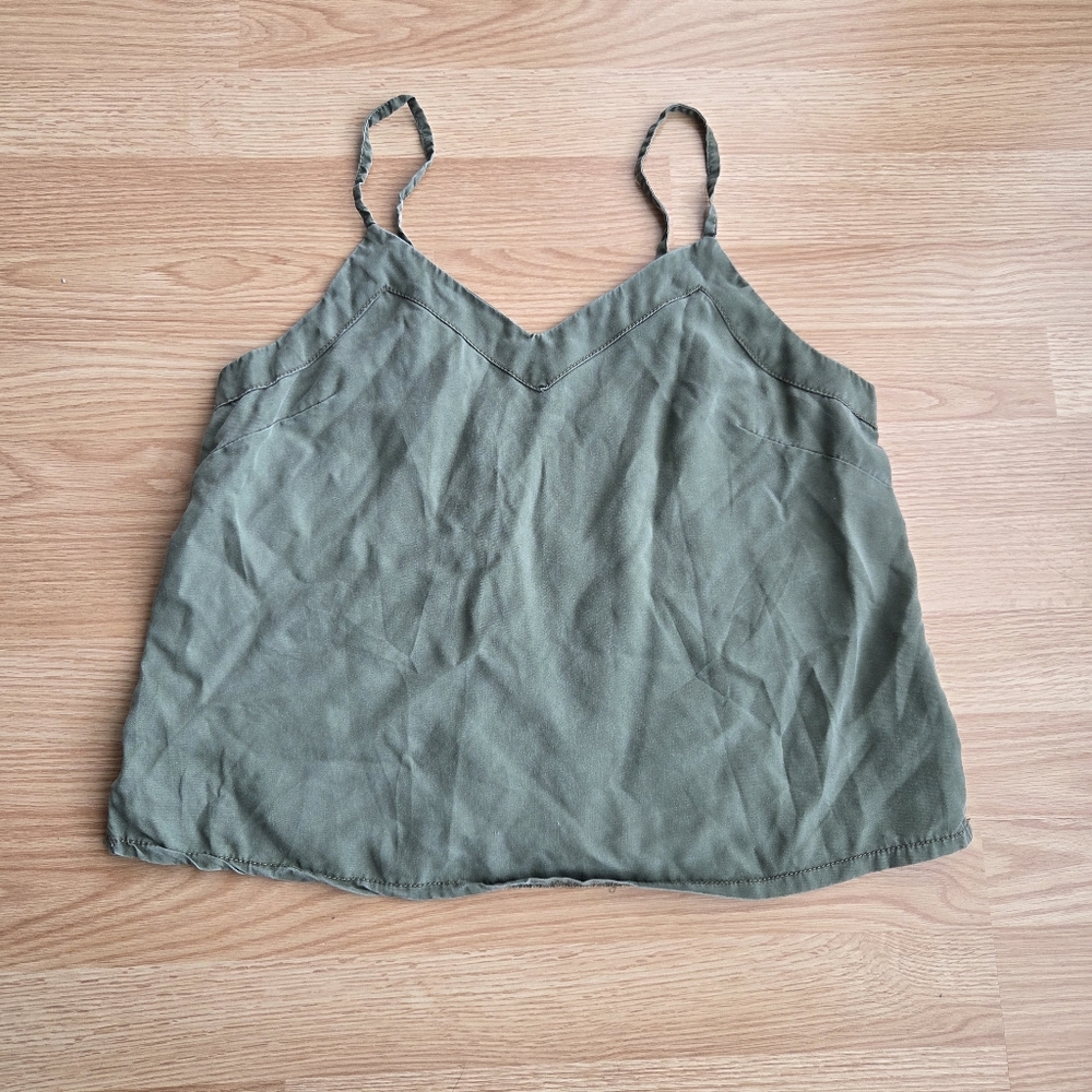 DD77 Olive Green Women's Camisole Top